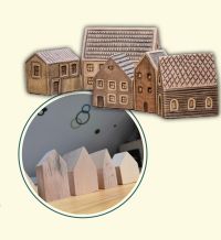 Dřevěná vesnička