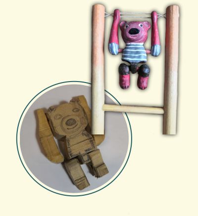 Medvídek na hrazdě