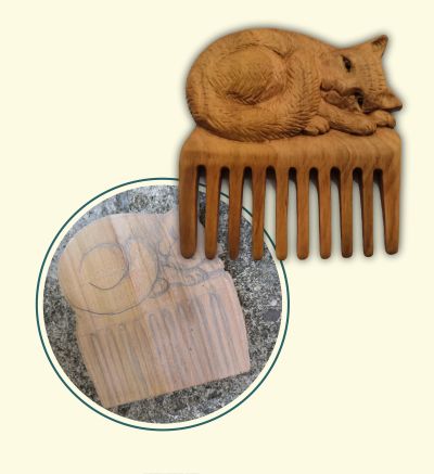 Hřeben - kočka
